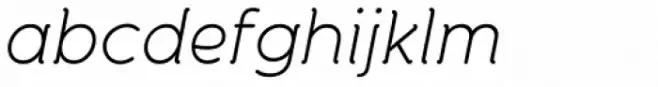 Banda Light Italic