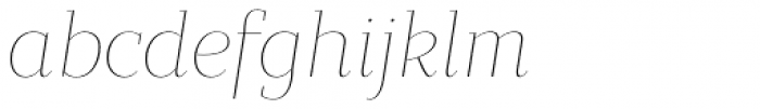 Bandera Display Thin Italic