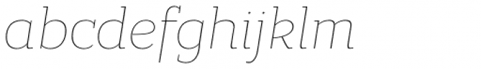 Bandera Thin Italic