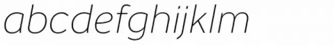 Banjax Extra Light Italic