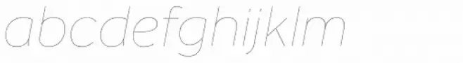 Banjax Hairline Italic