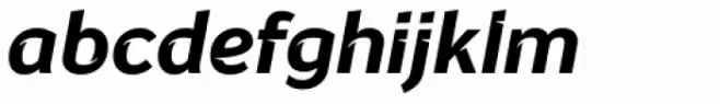 Banjax Notched Bold Italic