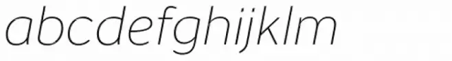 Banjax Notched Extra Light Italic