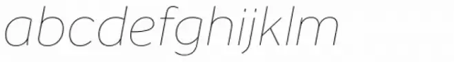 Banjax Thin Italic