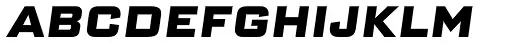 Bank Sans Caps SemiCond Bold Obl