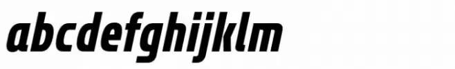 Bantat Condensed Extra Bold Italic