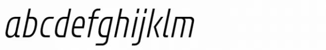 Bantat Condensed Light Italic