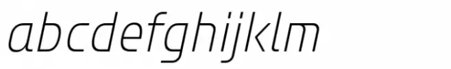 Bantat Semi Condensed Extra Light Italic