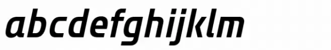 Bantat Semi Condensed Semi Bold Italic