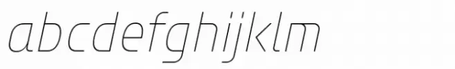 Bantat Semi Condensed Thin Italic