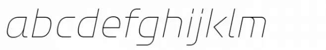 Bantat Thin Italic