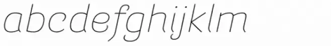 Barcis Ext Thin Italic