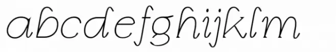 Barito Thin Italic