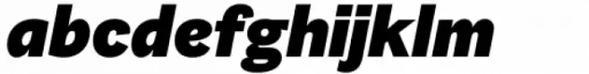 Barnet Sans Black Italic