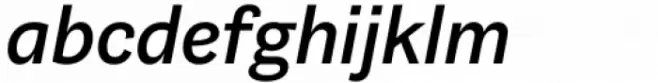 Barnet Sans Medium Italic