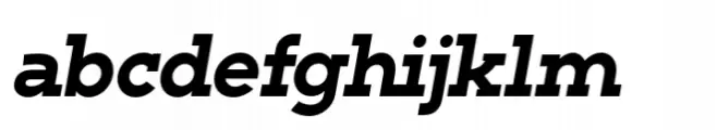 Barnic Slab Extrabold Italic