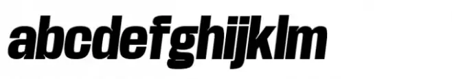 Base Neue Condensed Extra Bold Oblique