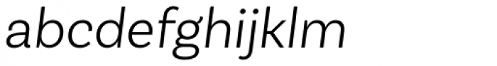 Basic Sans Alt Light Italic