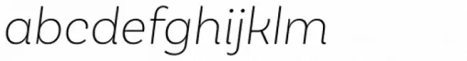 Basic Sans Extra Light Italic