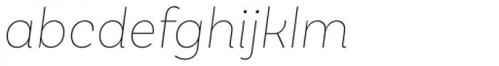Basic Sans Thin Italic