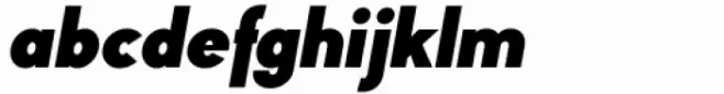 Bauen Black Italic
