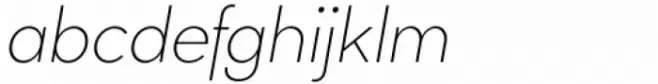 Bauen Extralight Italic