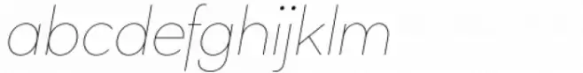 Bauen Thin Italic
