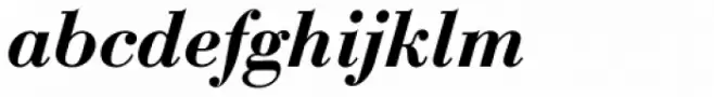 Bauer Bodoni Demi Bold Italic