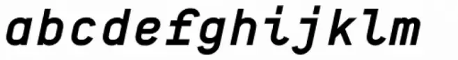 BB Manual Mono Pro Text Semi Bold Italic