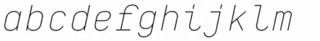 BB Manual Mono Pro Text Thin Italic