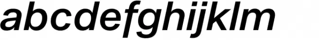 BB Noname (Pro) Semi Medium Italic