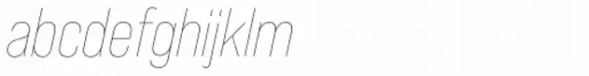 Bebas Neue Pro Thin Italic