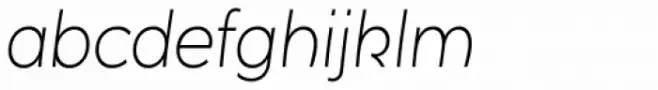 Becky Light Italic