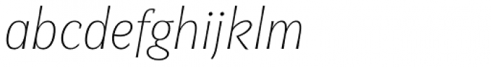 Befter Sans ExtraLight Italic