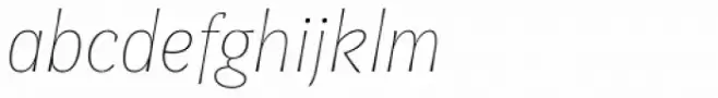 Befter Sans Thin Italic