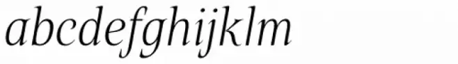 Belda Cond Thin Italic