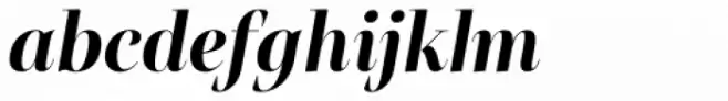 Belda Didone Condensed Black Italic