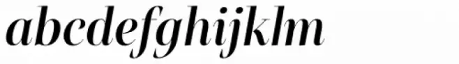 Belda Didone Condensed Demi Italic