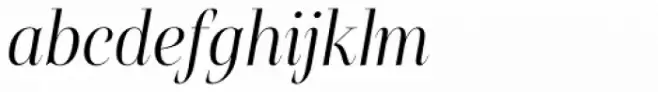 Belda Didone Condensed Light Italic