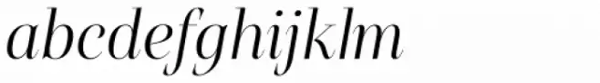Belda Didone Norm Light Italic