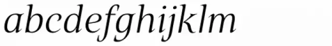 Belda Ext Light Italic