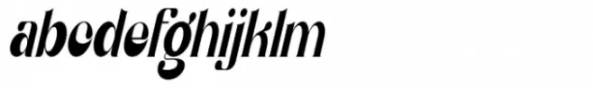 Belgia Modern Classic Condensed Italic