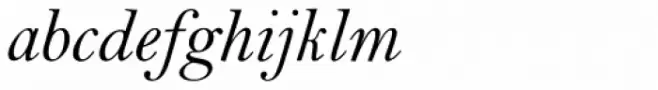 Bell Std Italic