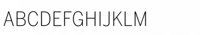 Benton Sans Std Condensed Extra Light SC