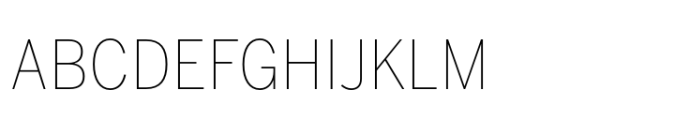 Benton Sans Std Condensed Thin SC