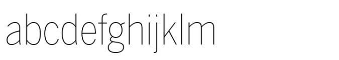 Benton Sans Std Condensed Thin