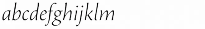 Beorcana Display Std Thin Italic