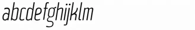 Beriot Thin Condensed Italic