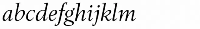 Berling Nova Display Italic