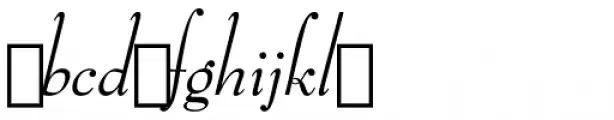 Bernhard Modern Italic Swash